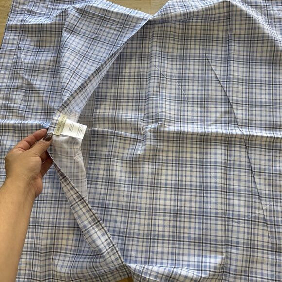 Laura Ashley Cassidy Cotton Floral Plaid Shams X2 Euro X2 King Cottage Farmhouse - Picture 4 of 12